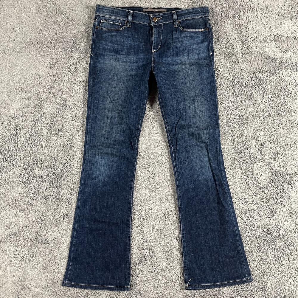 Joe's Jeans Provocateur Jeans Womens 28 Blue Denim Faded Stretch Bootcut Leg